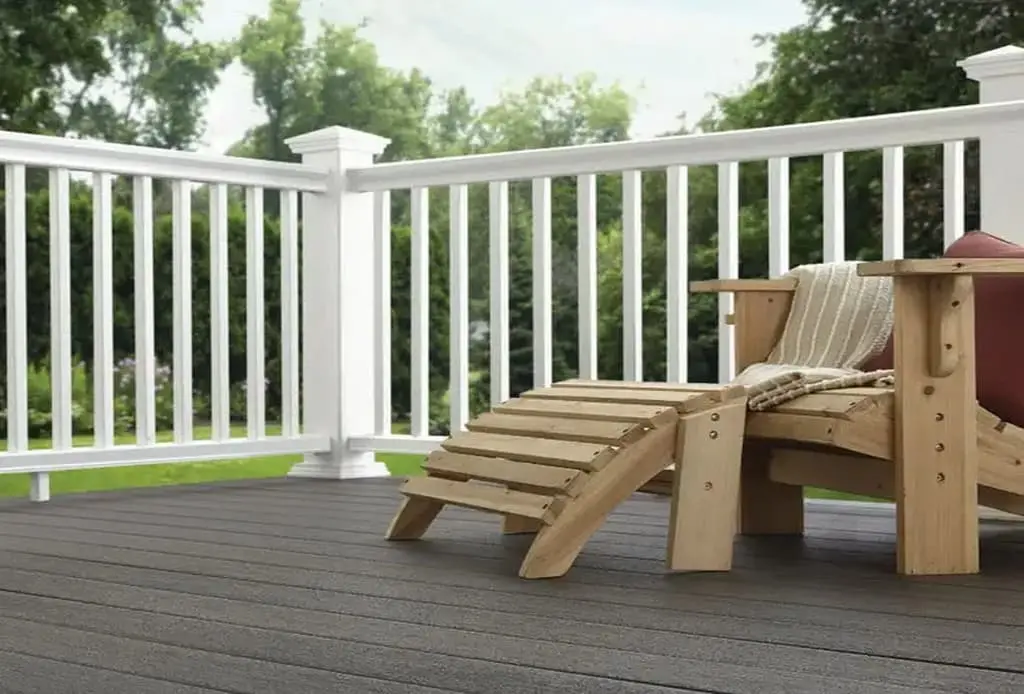 white composite deck boards