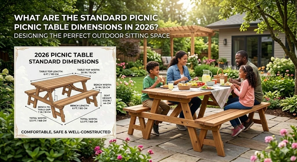 Standard Picnic Table Dimensions