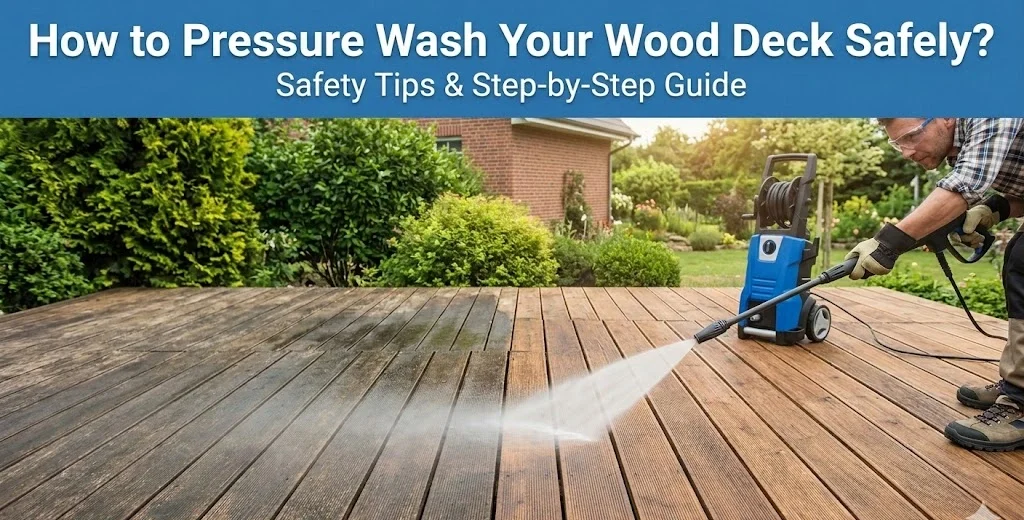 Pressure Wash a Wood Deck