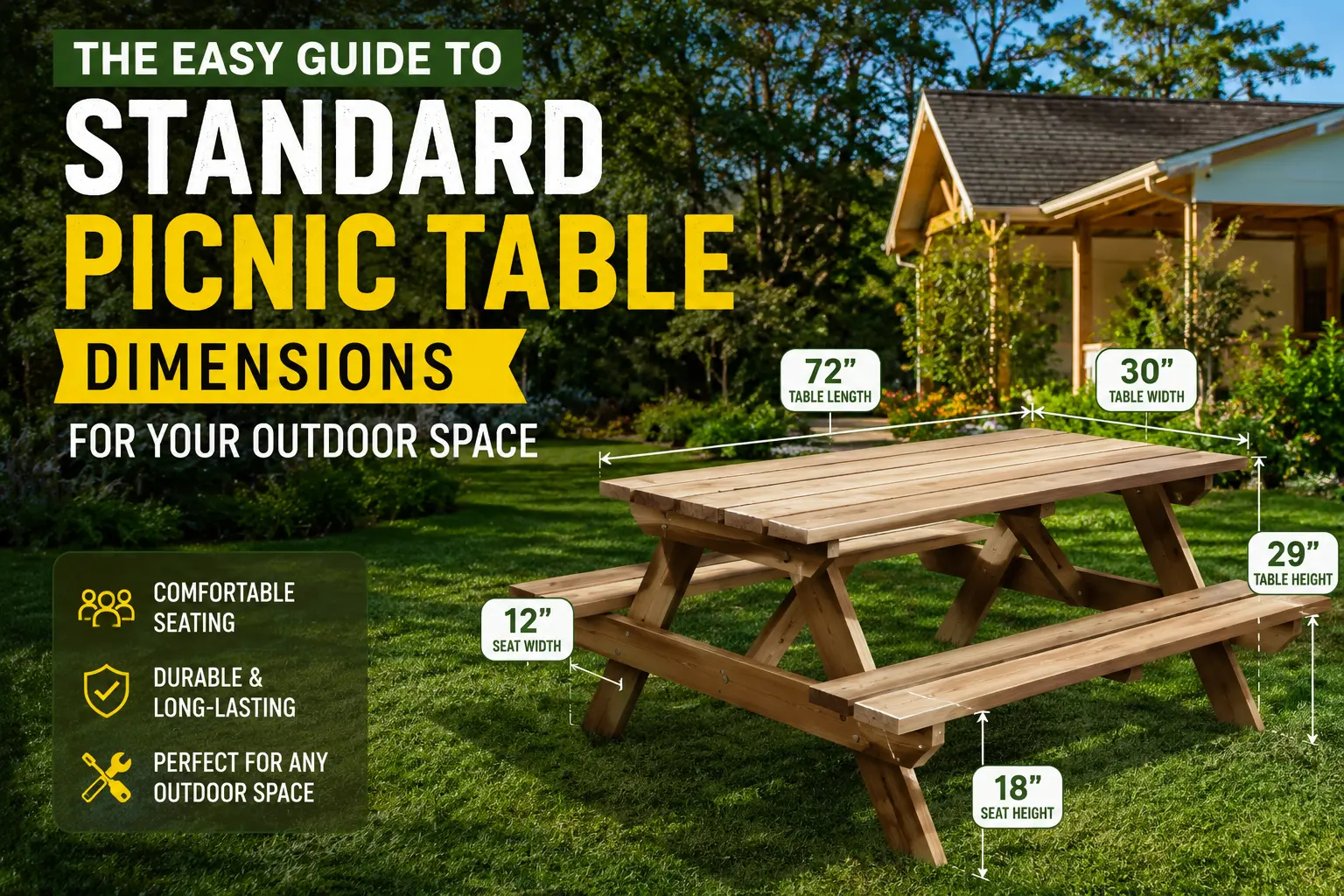Easy Guide to Standard Picnic Table