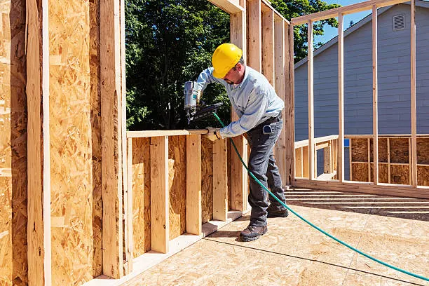 Pressure-treated lumber for construction